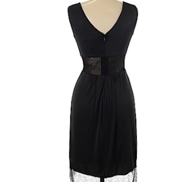 BCBGMaxazria Sexy Lace Lining Sleevelss Midi Dress - Picture 4 of 11